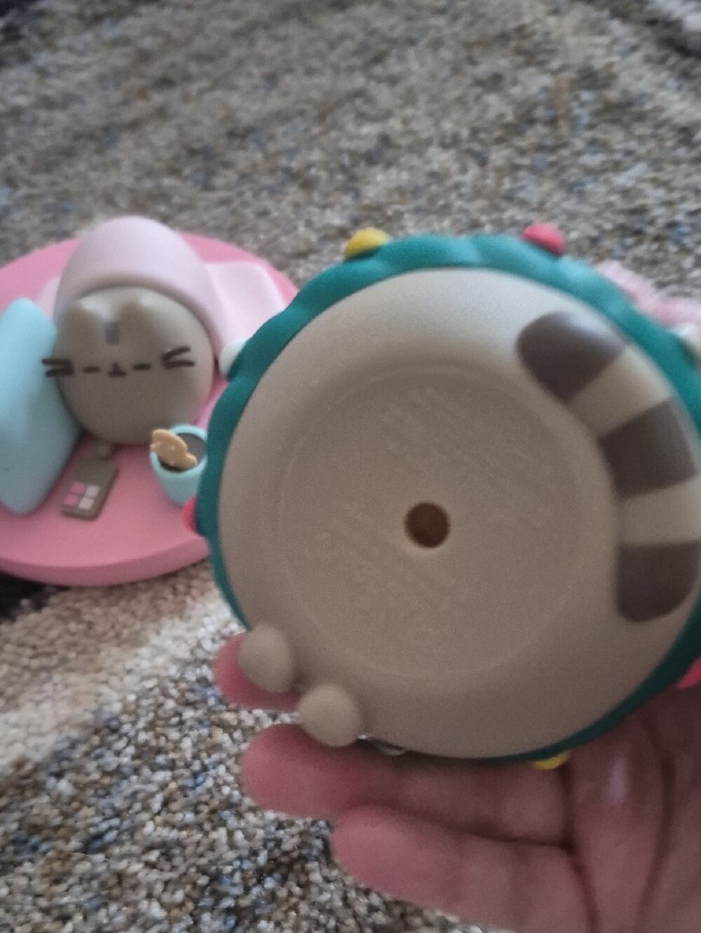 Pusheen Plush Trio Candy, Pink Play Base & Teal Tree Figure - Picture 7 of 10